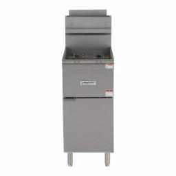 Magic Chef 35 Qt. Stainless Steel Commercial Natural Gas Deep Fryer, 120,000 BTU, 4 Burners thumbnail 1