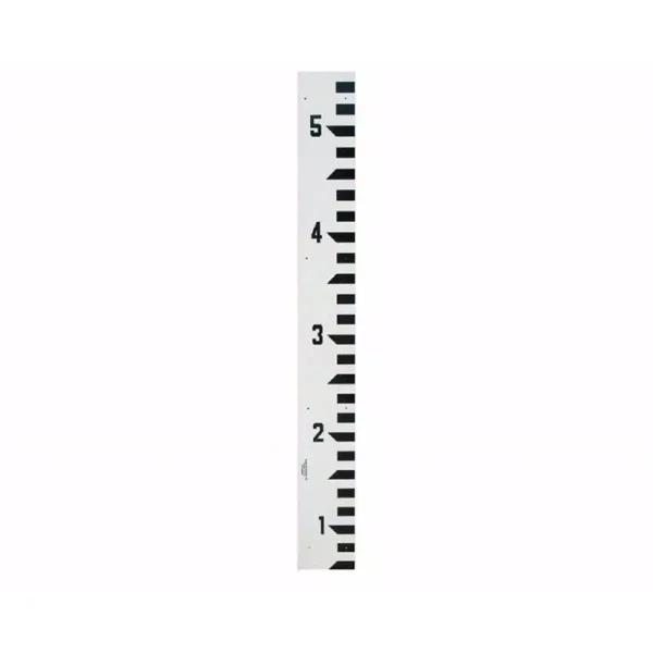 AdirPro 5 ft. Fiberglass Stream Gauge, Measuring 10.5 ft. to 15.5 ft.