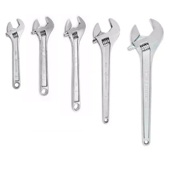 Crescent 5-Piece Adjustable Wrench Set, Heat-Treated Forged Alloy Steel
