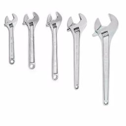 Crescent 5-Piece Adjustable Wrench Set, Heat-Treated Forged Alloy Steel thumbnail 1