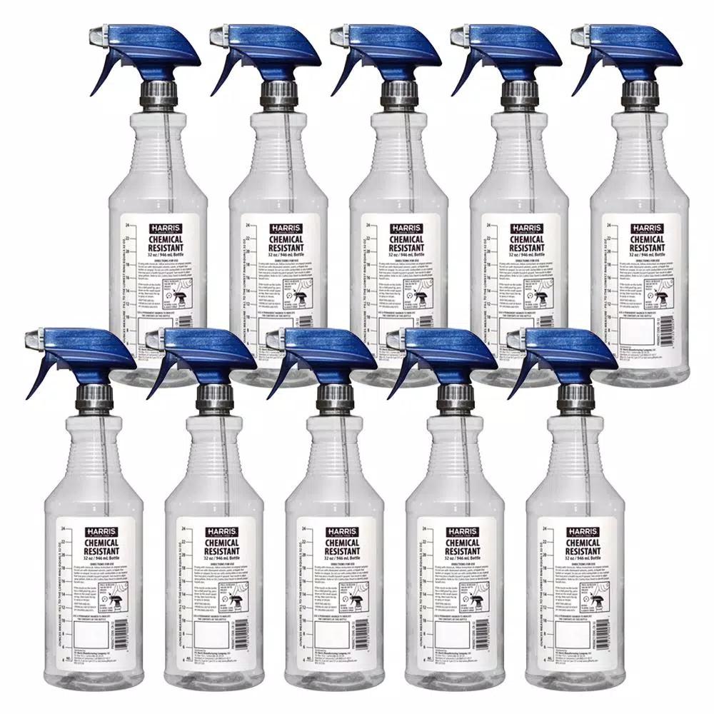 Harris 32 oz. Heavy-Duty Chemical Resistant Pro Spray Bottle, 10-Pack