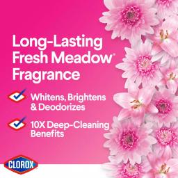 Clorox Splash-Less Bleach Liquid, Fresh Meadow Scent, 116 oz thumbnail 5