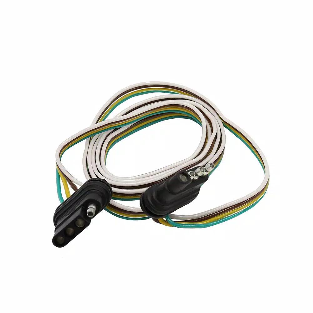 TowSmart 60 in. 4-Way Flat Trailer Electrical Connector with 18-Gauge Bonded Wire