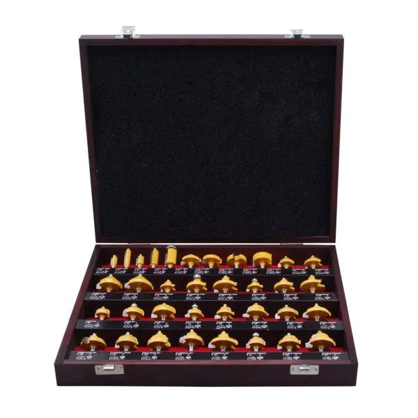Professional Woodworker 35-Piece Router Bit Set with 1/4 in. Shanks and Tungsten Carbide Steel Blades