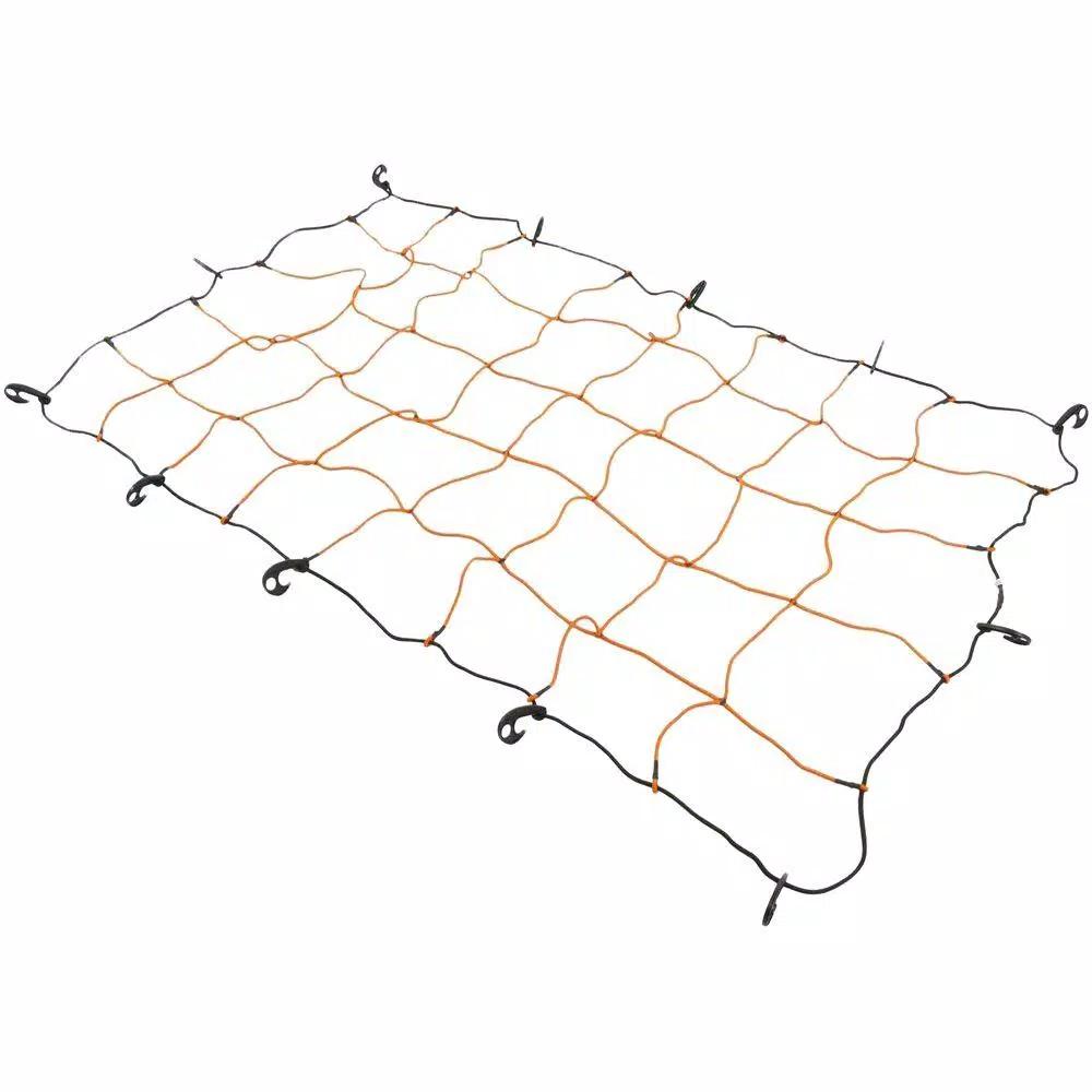 HitchMate 24 in. x 36 in. StretchWeb Heavy-Duty Cargo Net with 12 Hooks and Storage Bag