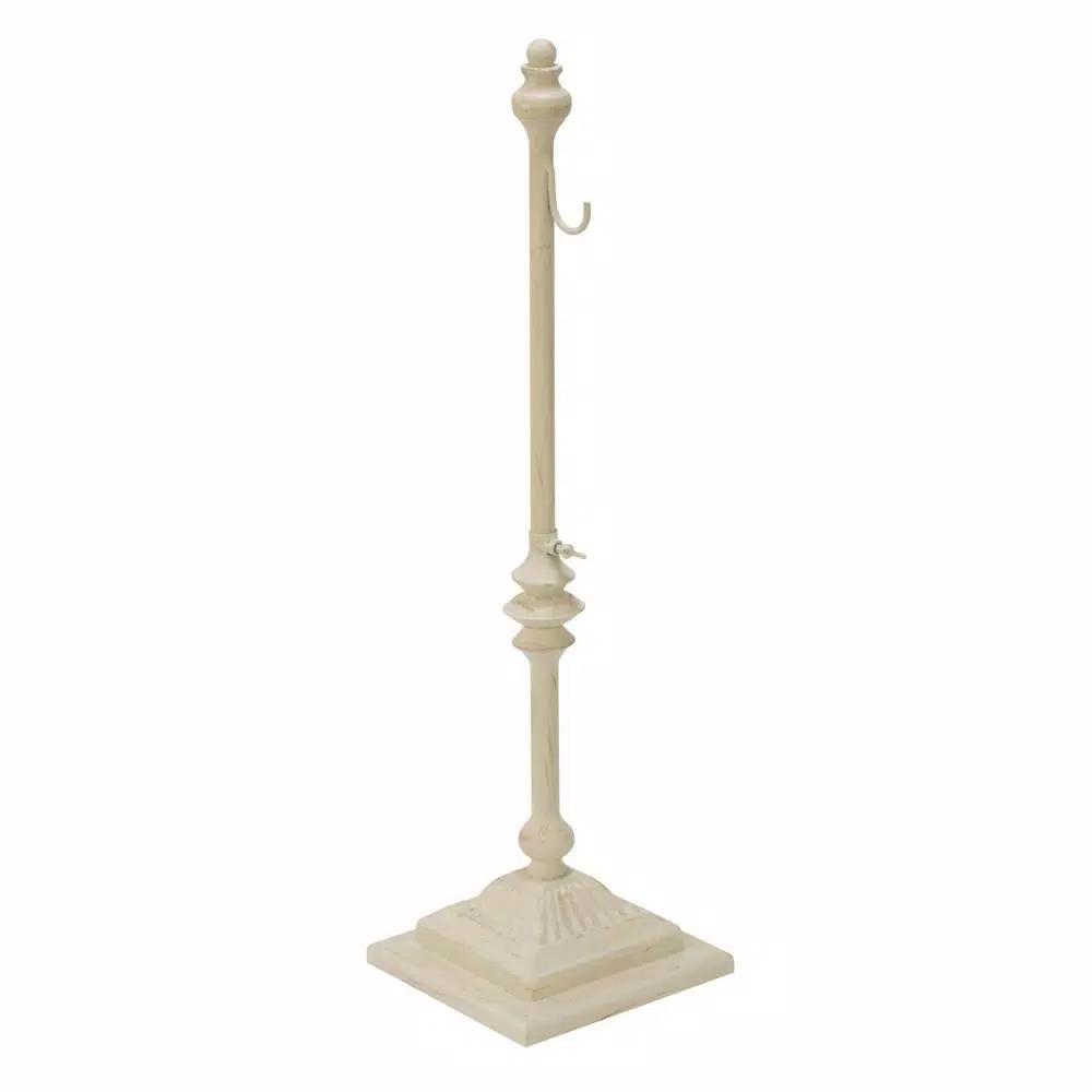 Tripar International, Inc Cream Antiqued Metal Wreath and Stocking Holder - Adjustable Stand