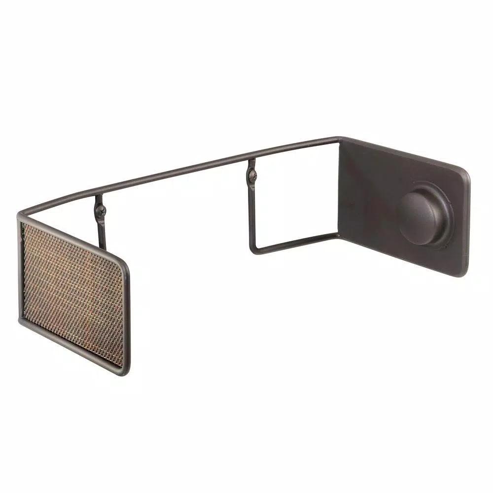 interDesign Twillo Wallmount Paper Towel Holder, Bronze Steel