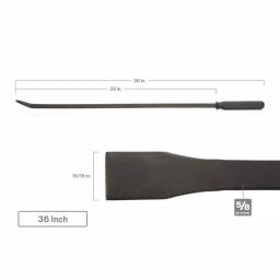 TEKTON 3-Piece Angled Tip Handled Pry Bar Set (17 in., 25 in., and 36 in.) thumbnail 7