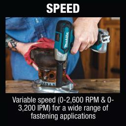 Makita 12V MAX CXT 1/2 in. Sq. Drive Cordless Impact Wrench with 4.0 Ah Battery Kit thumbnail 6