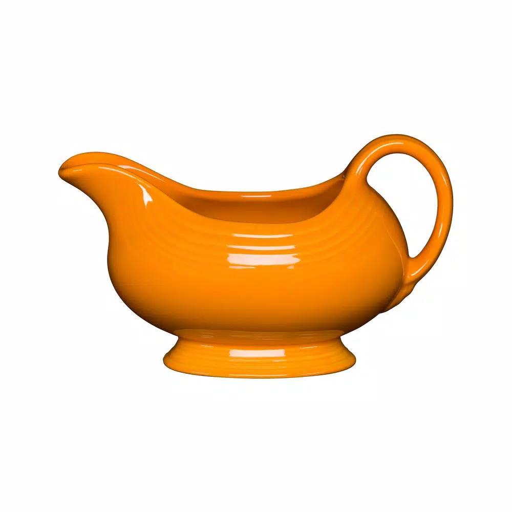 Fiesta Butterscotch Ceramic Gravy Boat, 18.5 oz.