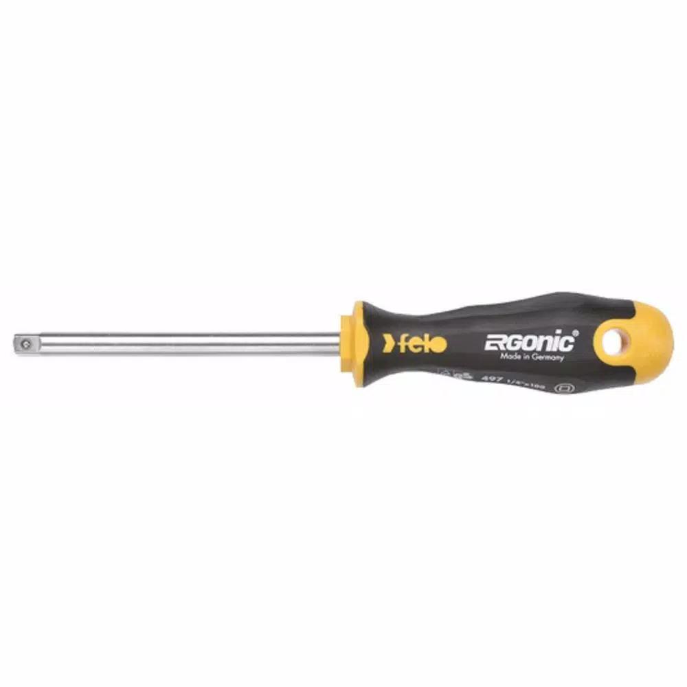 Felo R-GO 27-Piece 1/4 in. Stubby Ergonic Ratchet and Socket Multi-Tool Set