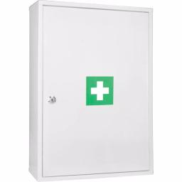 BARSKA Large Medical Cabinet First Aid Kit with Magnetic Dry Erase Pad and Lock Box thumbnail 3