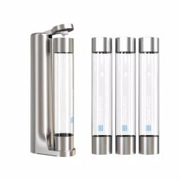 Drinkpod FIZZPod Silver One-Touch Sparkling Soda Maker Machine with 3 PET Bottles thumbnail 2