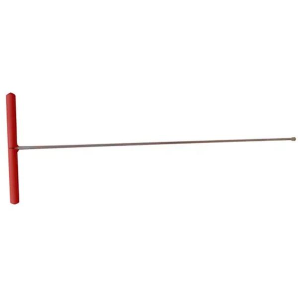 JONES STEPHENS 48 in. Steel Probing Rod with Carbon Steel Ball Point for Locating Underground Pipes