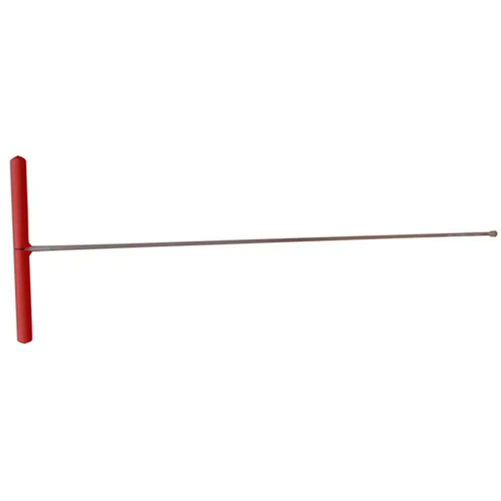 JONES STEPHENS 36 in. Steel Probing Rod with Ball Point for Locating Underground Pipes
