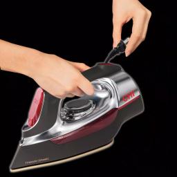 CHI Retractable Cord Steam Iron with Titanium-Infused Ceramic Soleplate thumbnail 6