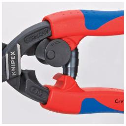 KNIPEX 8 in. High Leverage CoBolt Bolt Cutters with Notched Blade and Tether Attachment thumbnail 6