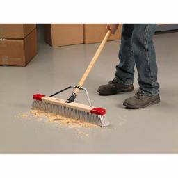 Harper 24 in. Indoor Push Broom with 60 in. Lacquered Hardwood Handle thumbnail 2