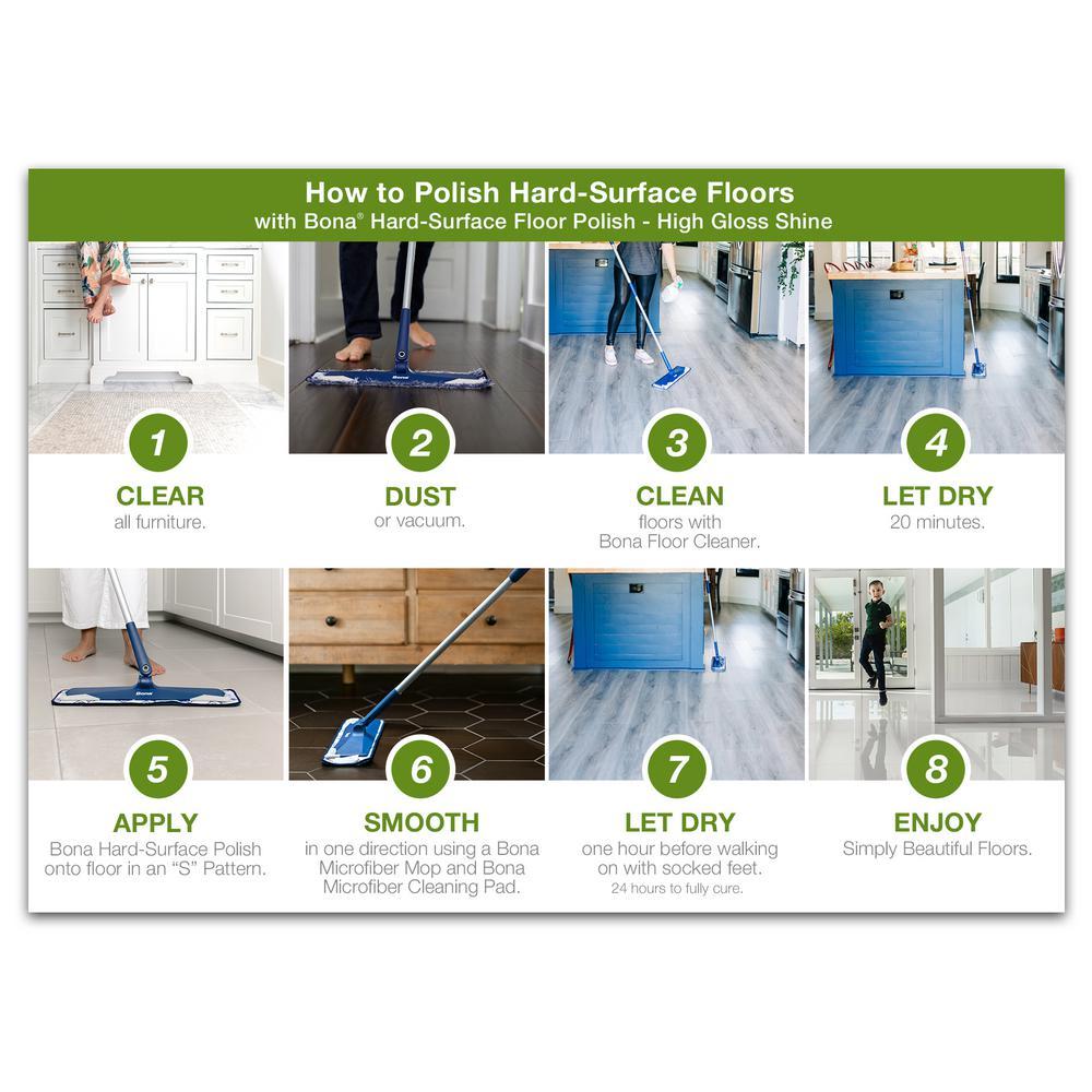 Bona High-Gloss Stone, Tile and Laminate Floor Polish, 32 oz.