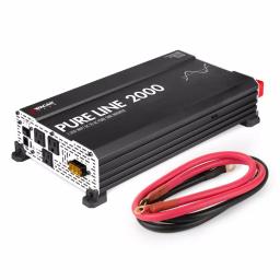 Wagan Tech Pure Line 2000-Watt Pure Sine Wave Inverter, 4000-Watt Peak, 12V DC to 120V AC, ETL Certified thumbnail 1