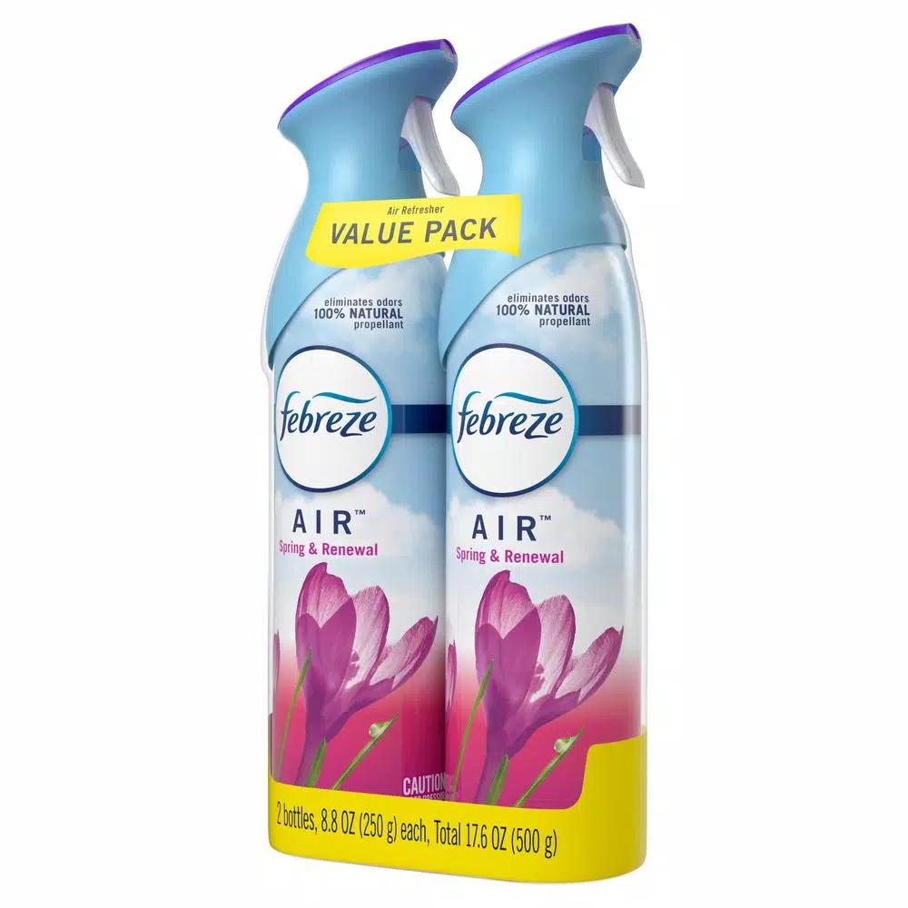 Febreze AIR Spring and Renewal Air Freshener Spray, 8.8 oz (2-Pack)
