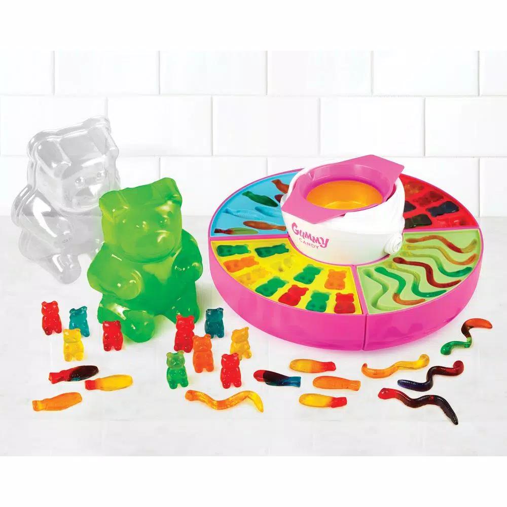 Nostalgia GCM600 Electric Giant Gummy Candy Maker with 5 Molds