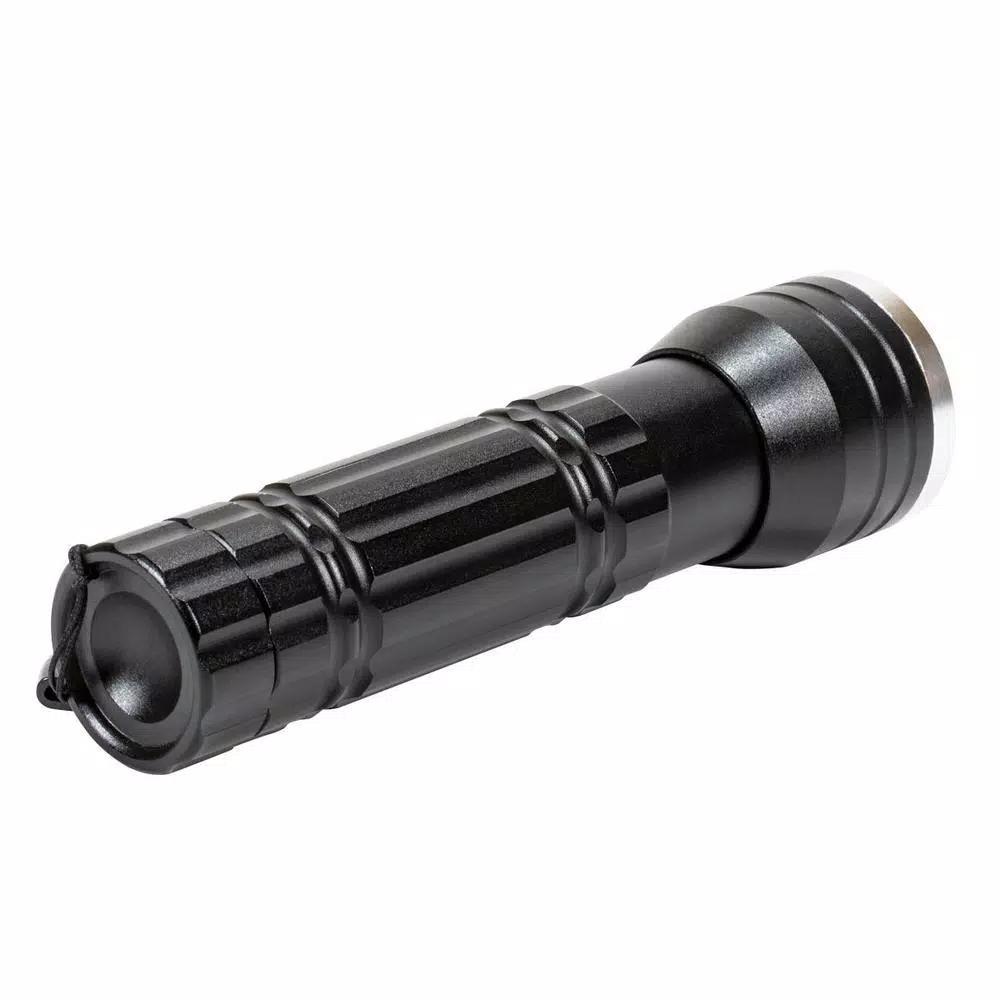 Dorcy 3-in-1 LED Flashlight with UV Blacklight and Red Laser Pointer, Black