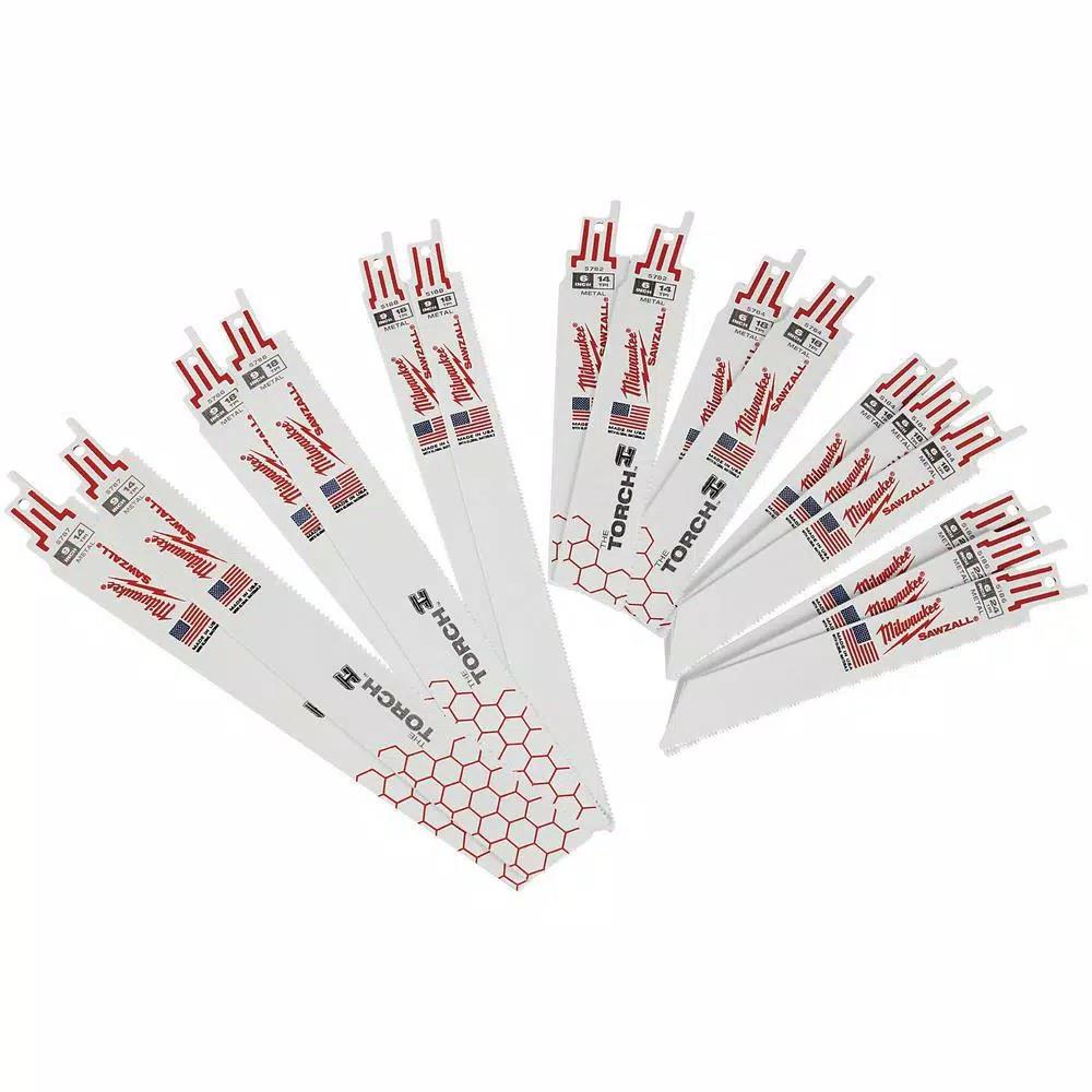Milwaukee SAWZALL Bi-Metal Reciprocating Saw Blade Set, 26-Piece