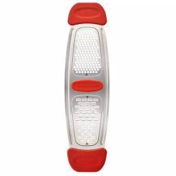Rachael Ray Stainless Steel Multi-Grater with Red Silicone Handles thumbnail 3