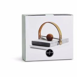 Sagaform Nature Napkin Holder - Oak, Stoneware and Stainless Steel thumbnail 2