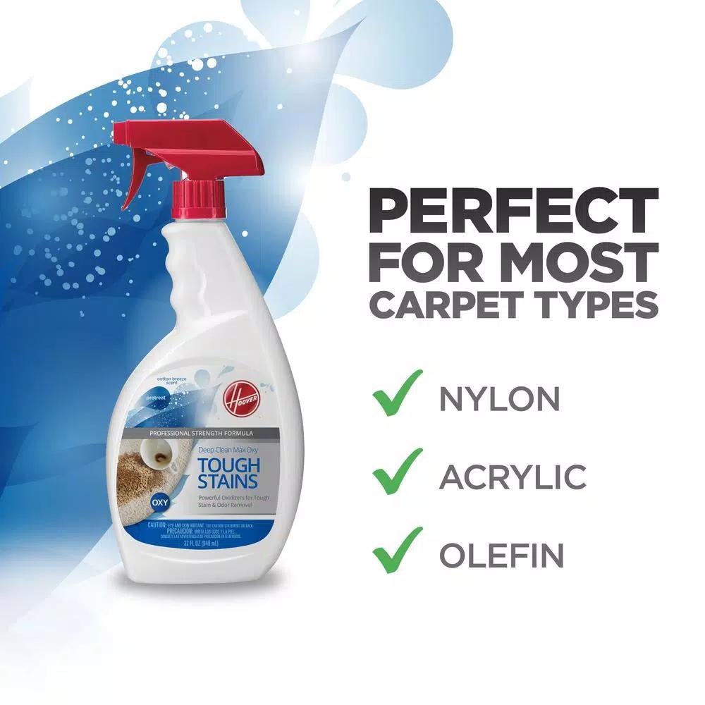 Hoover Deep Clean Max Oxy Carpet Pretreat Solution, 32 oz.