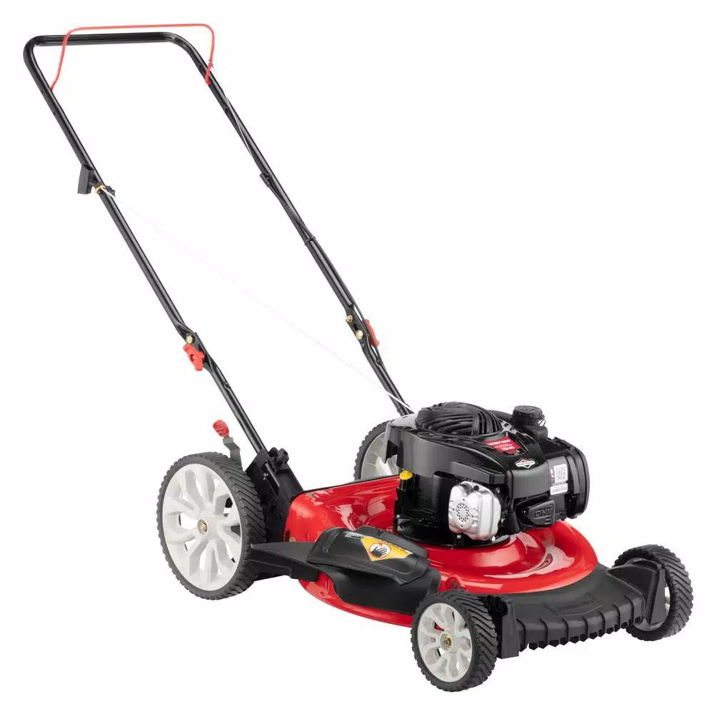Troy-Bilt TB100 21 in. 140cc Briggs & Stratton Gas Push Lawn Mower with TriAction Cutting System