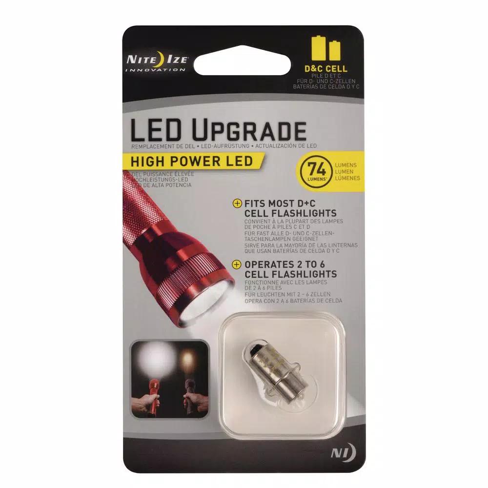 Nite Ize 1-Watt High Power LED Upgrade Kit for C and D Cell Flashlights