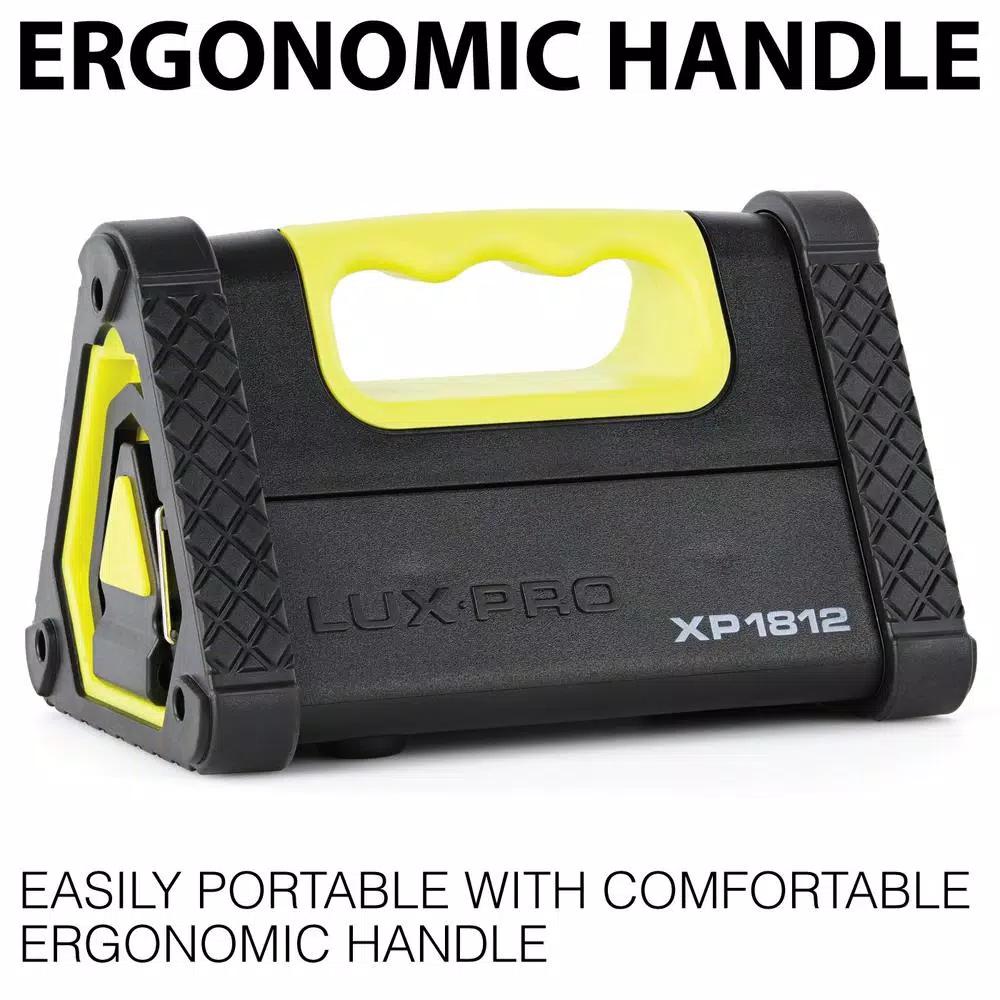 LUXPRO Pro Series 1050 Lumens Broadbeam LED Directional Pivoting Cordless Work Light