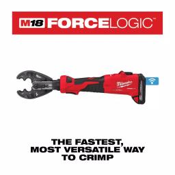 Milwaukee M18 FORCE LOGIC 6-Ton Cordless Utility Crimping Kit with BG-D3 Jaw thumbnail 3
