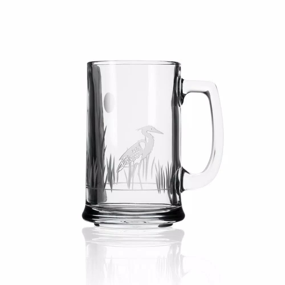 Rolf Glass Heron 16 oz. Beer Mug Set of 4