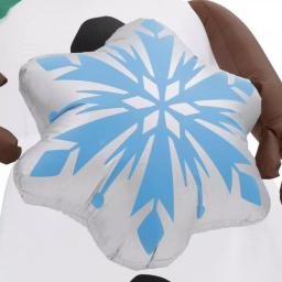 Disney Frozen 11 ft. Pre-Lit Inflatable Olaf with Snowflake Airblown Holiday Decoration thumbnail 12
