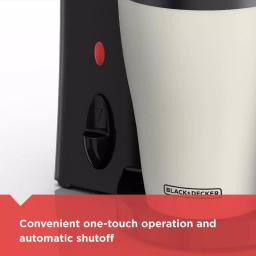 BLACK+DECKER Brew'n Go Single Serve Coffee Maker with 15 oz. Thermal Travel Mug, Black thumbnail 2