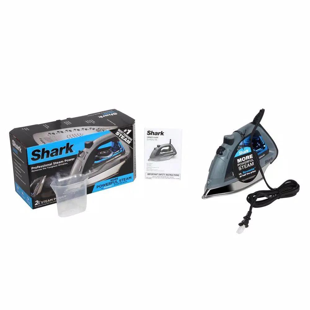 Shark Professional Steam Power Iron, 1600W with Stainless Steel Soleplate