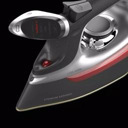 CHI Electronic Steam Clothing Iron with Titanium-Infused Ceramic Soleplate and Retractable Cord thumbnail 6