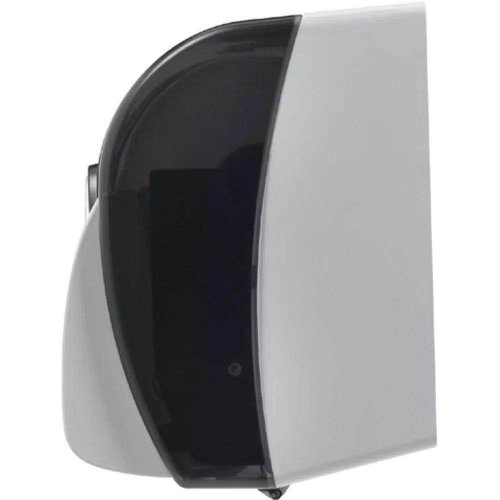 Georgia-Pacific Translucent Smoke Push Paddle Non-Perforated Roll Paper Towel Dispenser