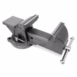 WEN 5 in. Heavy-Duty Cast Iron Bench Vise with Swivel Base thumbnail 2
