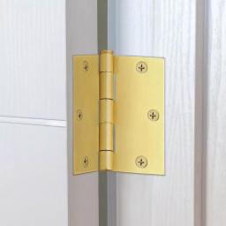 Design House 3.5 in. Square Corner Door Hinge, Satin Brass, 10-Pack thumbnail 3