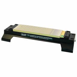 DMT 8 in. Duo Sharp Plus Bench Stone with Base - Extra-Fine & Fine Diamond Sharpening Stone thumbnail 3