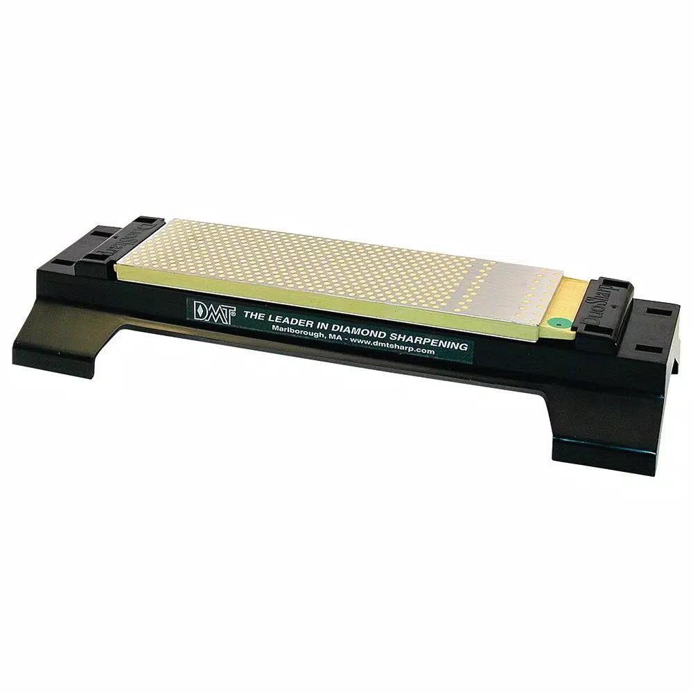DMT 8 in. Duo Sharp Plus Bench Stone with Base - Extra-Fine & Fine Diamond Sharpening Stone