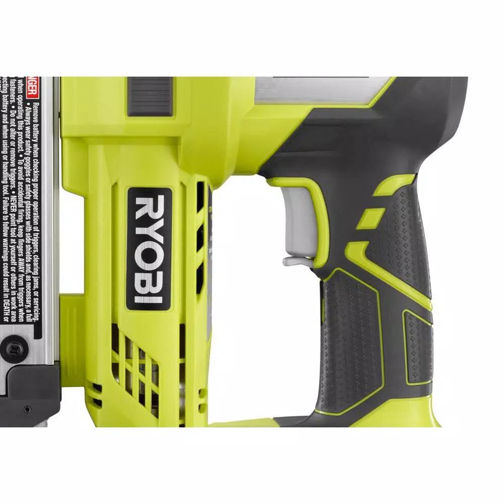 RYOBI 18V ONE+ AirStrike 23-Gauge 1-3/8 in. Headless Pin Nailer Kit with 1.5 Ah Battery and Charger