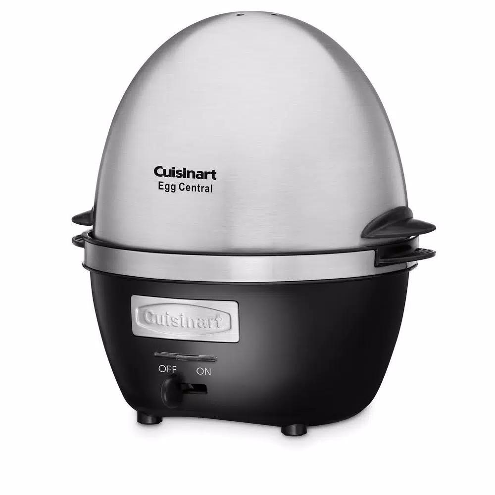 Cuisinart Egg Central 10-Egg Stainless Steel Egg Cooker with Poaching and Omelet Trays