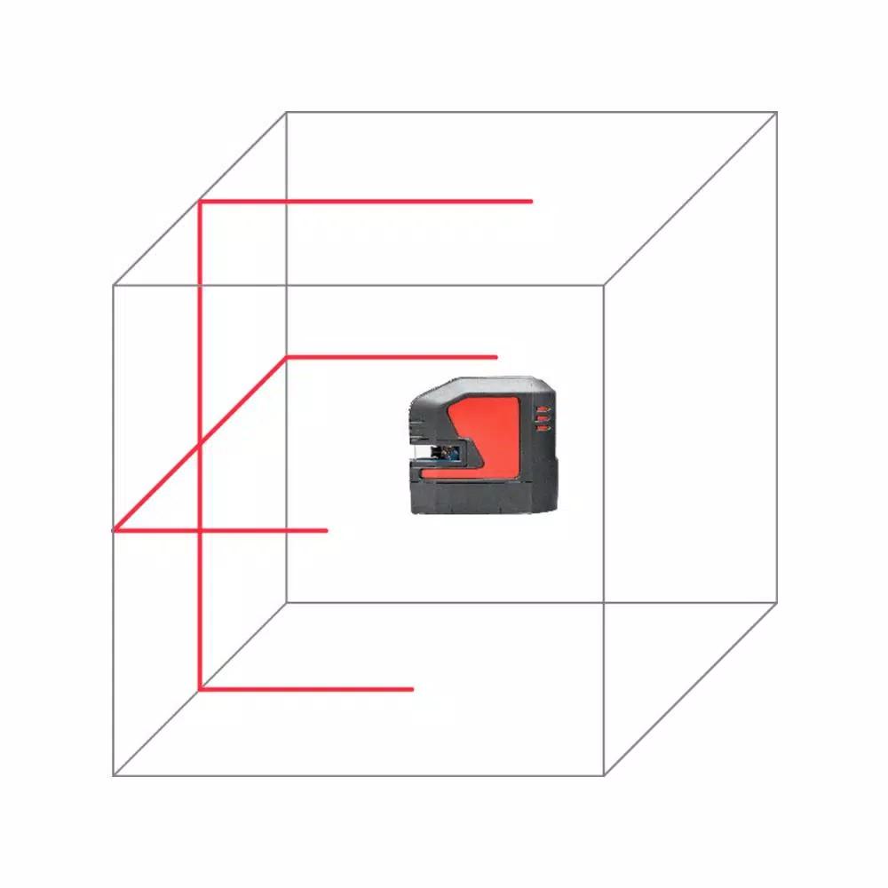 Leica Lino L2s Cross Line Laser Level, Red Beam, Self-Leveling