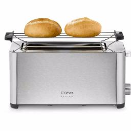 Caso Design 4-Slice Stainless Steel Wide Slot Toaster with Bun Warmer thumbnail 7