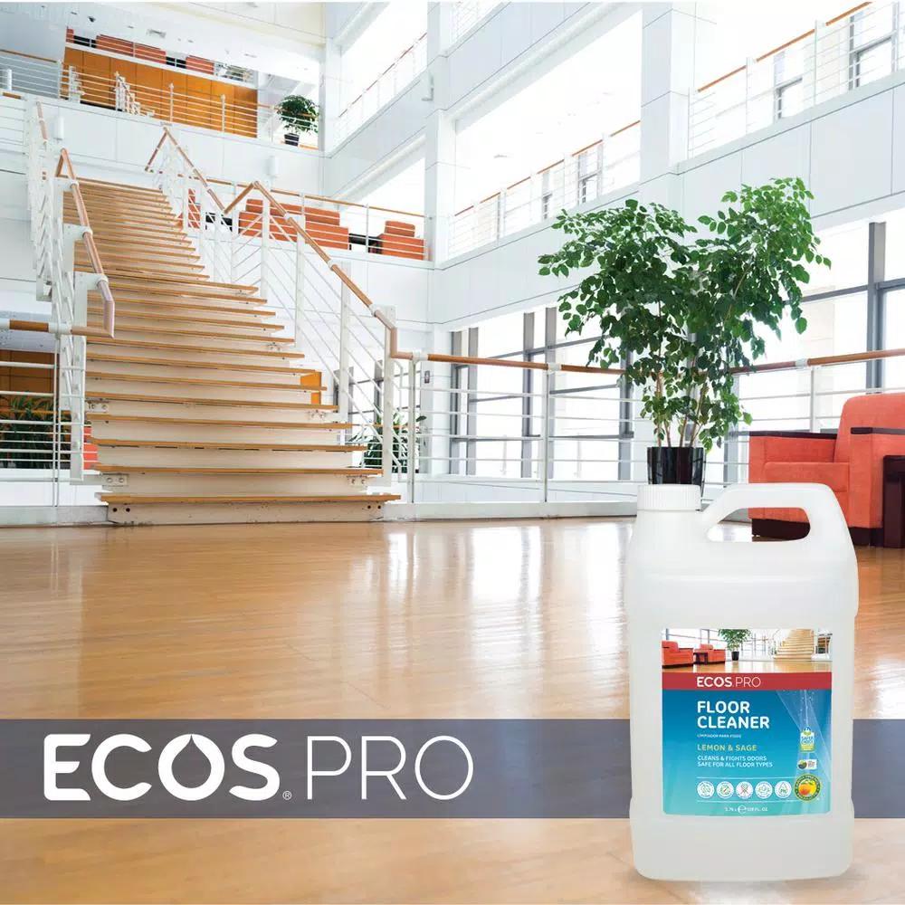 ECOS Pro Floor Cleaner, 128 oz. Ready-to-Use Liquid for Hardwood, Laminate, Tile, and Vinyl